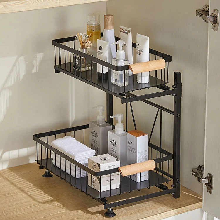 Metal Pull-Out Bestik Organizer til kabinet